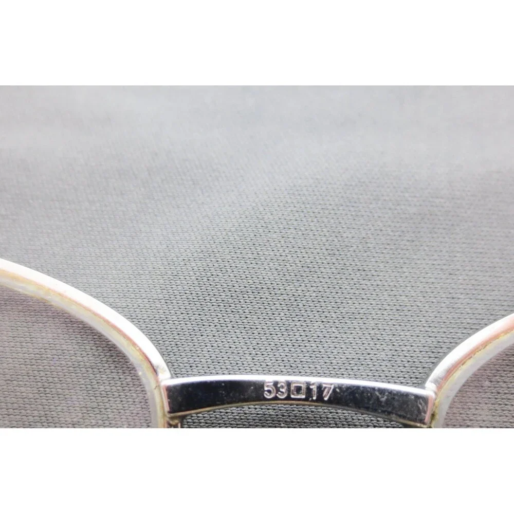 Sferoflex 2550-B 299 Silver Pink Oval Semi Rimless Eyeglass Frames 53-17-135